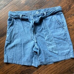 Chambray shorts